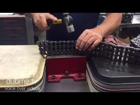 Roller Chain Breaking Using a Punch and Chain Vise - Tsubaki