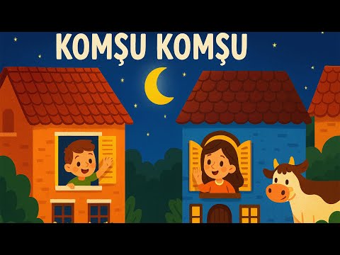 Komşu Komşu Hu Hu 🐮🐱 | Ne Getirdi? İnci Boncuk! | Tekerleme Çocuk Şarkısı 🎶 Bıdık Çocuk Şarkıları