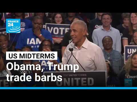 Trump and Obama trade barbs in closing week of US midterm election