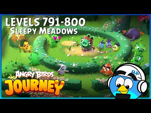 Angry Birds Journey Walkthrough / Levels 791-800 (Sleepy Meadows)