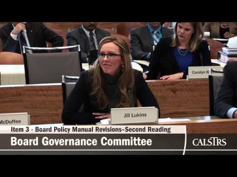 Teachers' Retirement Board April 2014 - Board Governance Committee