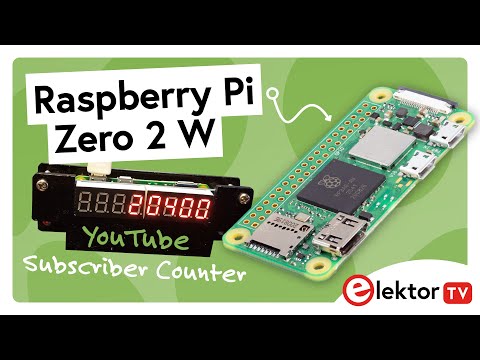 Youtube-Zähler für Abonnenten mit Raspberry Pi Zero 2W