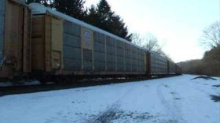 preview picture of video 'NS 11J at Stanton Station, NJ 3/4/09'