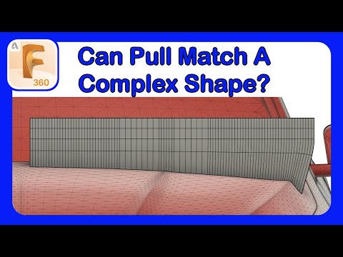 Fusion 360 Form Mastery Part 28 - Matching A Complex Shape With Pull #Fusion360 #Tspline #Form