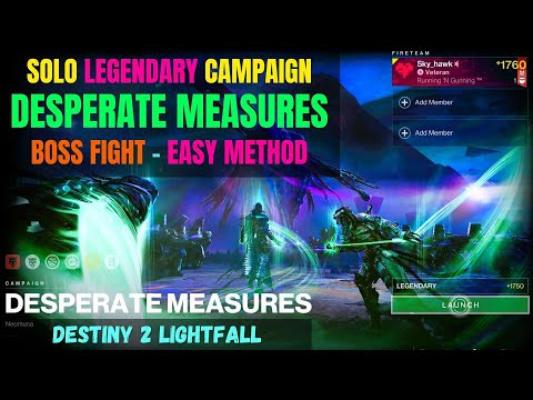 Defeat Calus FAST and EASY 💙 DESPERATE MEASURES Solo Legendary 💙 Destiny 2 Lightfall