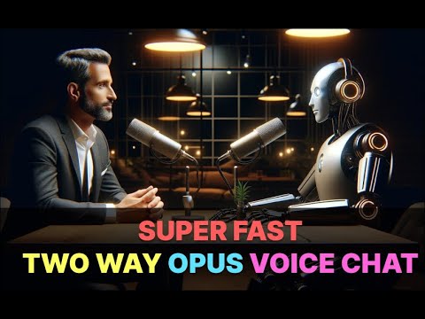 Realtime Opus two way voice chat with ability for user to interrupt anytime.