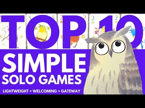 Top 10 Solo Board Games for New Gamers | The Best Simple, Lightweight, Welcoming, Solitare Games
