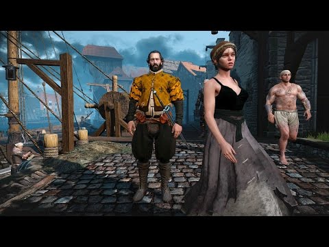 Ginter de Lavirac and Geralt Arrange a Fisstech Deal in Novigrad: Both Options (Witcher 3)
