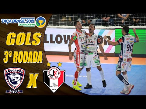 Gols Cascavel X Joinville | 3ª Rodada | Taça Brasil de Futsal 2021 (27/07/2021)
