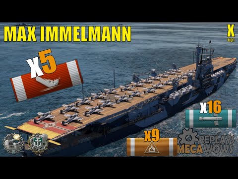Max Immelmann 5 Kills & 140k Damage | World of Warships Gameplay