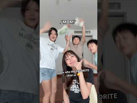 MOM! Are YOU the favorite child?! 💰👀🛍️ #fyp #mom #youtubeshorts #funny #skit #family