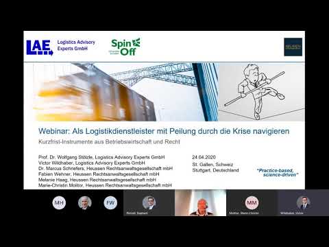 Webinar: Als Logistikdienstleister mit Peilung durch die Krise navigieren