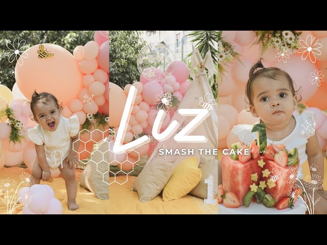 Ensaio de Acompanhamento de bebê. Evelyn Moura Fotografia. Fotógrafa em Niterói, Rio de Janeiro. Newborn. Festa infantil - Smash the cake - Smash the fruit - bebê - ensaio de 1 ano - viral - tema margarida - tema abelhinha '