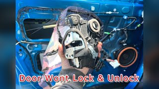 Toyota Rav4 Door Lock Actuator Assembly Replace - Door Wont Lock & Unlock - Easy 30 Minutes Job