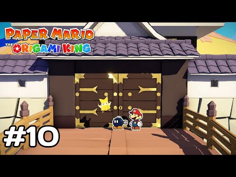 Paper Mario: The Origami King Walkthrough Part 10 - Eddy River/Shogun Studios (No Commentary)