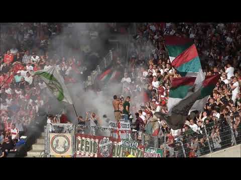 2017/2018  Augsburg Choreo & Pyro in Stuttgart - VfB Stuttgart v FC Augsburg (23.09.2017)