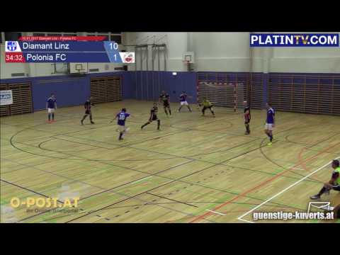 15.01.2017 Diamant Linz - Polonia FC - 11:1  (2. Halbzeit / 34:37) am 15.01.2017 17:18
