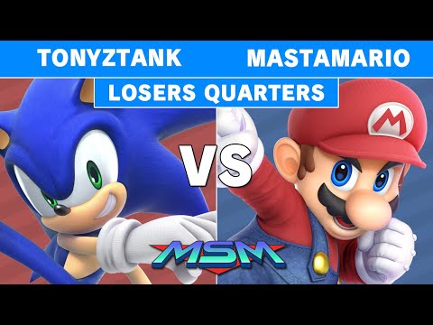 MSM Online 28 - TonyZTank (Sonic) Vs. NVR | MastaMario (Mario) Losers Quarters - Smash Ultimate