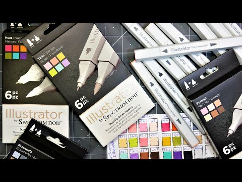 storting Zich afvragen Grootste They've Changed! Spectrum Noir Illustrator Markers Review – The Frugal  Crafter Blog