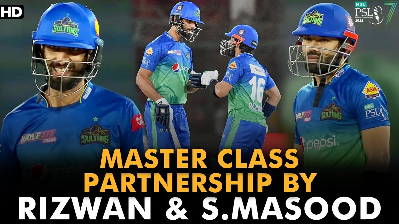 Master Class Partnership By Rizwan & Shan Masood | Peshawar vs Multan | Match 13 | HBL PSL 7 | ML2G