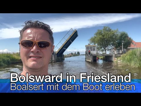 Experience Bolsward (Boalsert) in Friesland by boat