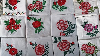 Download lagu Rumal (handkerchief flowers) Ka phool | rumal ka design | embroidery designs | machine embroidery mp3