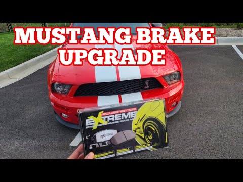 GT500 gets brake upgrade! | Powerstop Z26 extreme brake pads