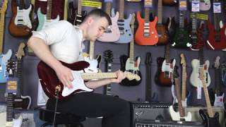 Video thumbnail for Fender Richie Kotzen Strat with Rowan Pattison | Transparent Red Burst | Music Junction by Music Junction