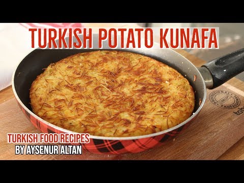 Turkish Style Hash Brown - Savory Potato Kunafa For Breakfast