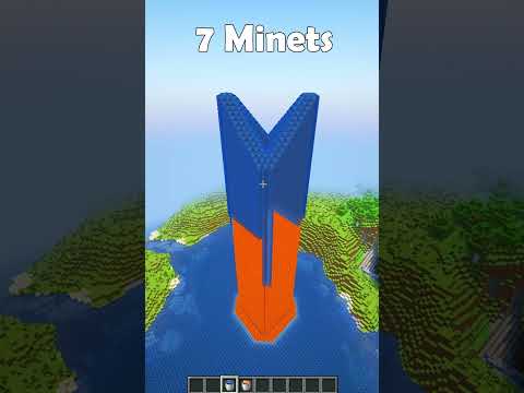 Insane Minecraft Lake Tower Build