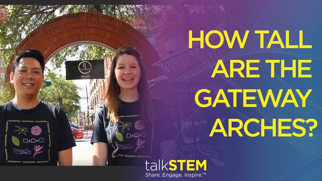 How tall are the gateway arches?