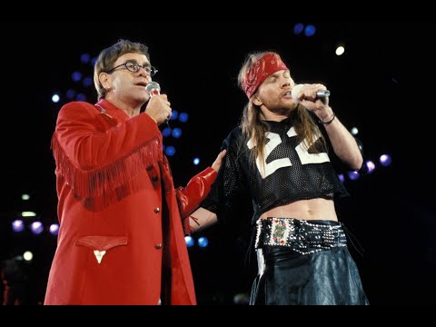 Queen & Elton John & Axl Rose - Bohemian Rhapsody (Freddie Mercury Tribute 1992) | 4K Remaster
