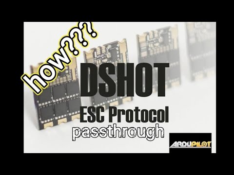 how to setup dshot ESC protocol and blheli passthrough on ardupilot