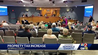 Seminole County leaders vote on property tax increase