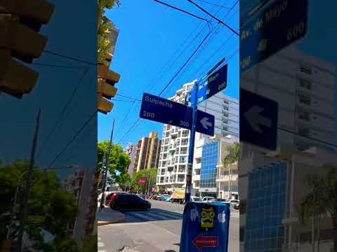 Estamos por Suipacha y avenida de Mayo en pleno #ramosmejia #shorts #walking #tour #buenosaires