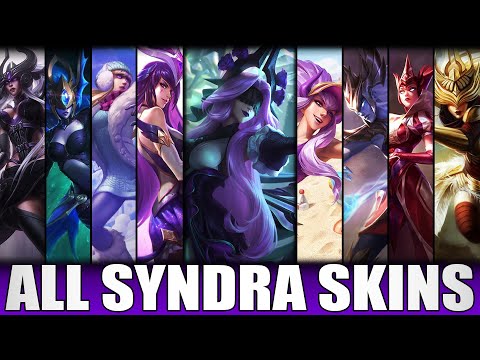 All Syndra Skins Spotlight 2021 - Including Withered Rose Syndra