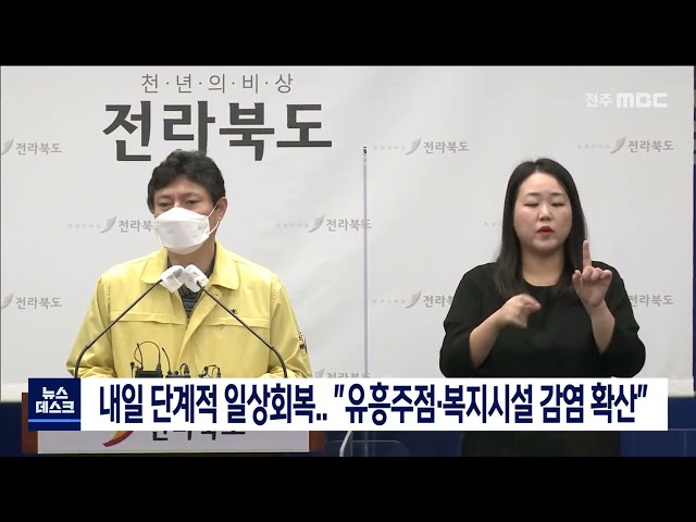 내일 단계적 일상회복..