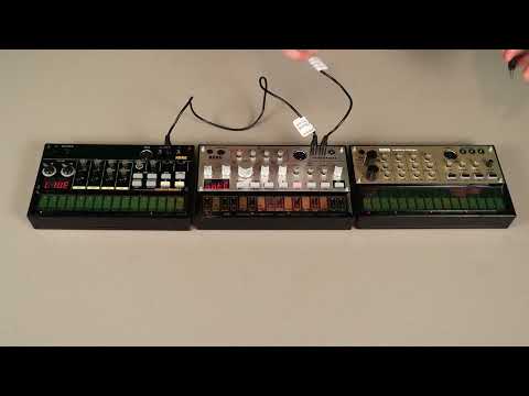 Volca Bundle synthesizer demonstration  (Volca Beats, Volca Bass, Volca Keys)