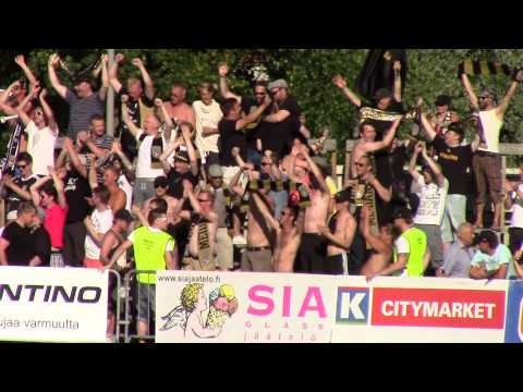 Jaro - SJK 0-1 26.7.2014 - Klopit juhlii