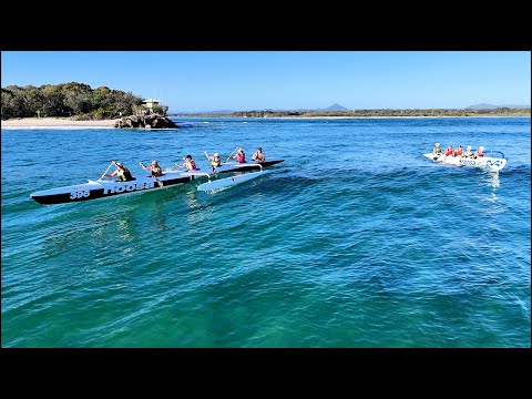 The Noosa Bar and Bay. Thursday morning, December 4, 2025.