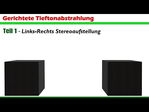 Gerichtete Tieftonabstrahlung Teil 1 / Sub-Aufstellung-Links-Rechts /PA