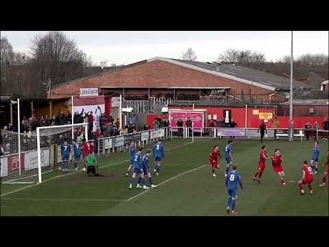 Banbury Utd v Bury Town. The goal with alternate camera angles, some slow motion. Commentary added.