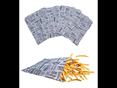 Multipurpose food wrapping paper envelopes, snack bags, whit...
