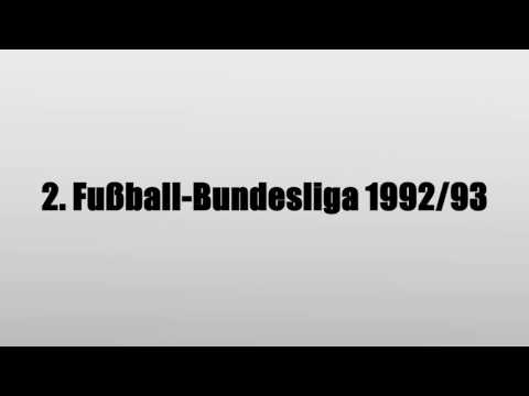 2. Fußball-Bundesliga 1992/93