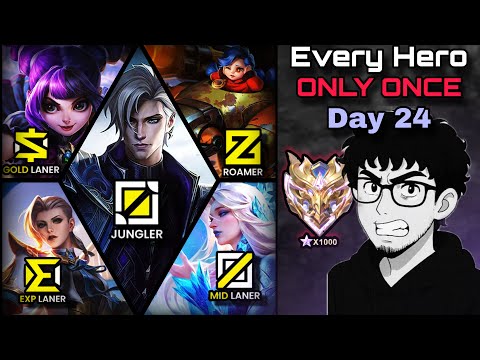 Playing Every Hero Only ONCE in SOLO RANK Day 24