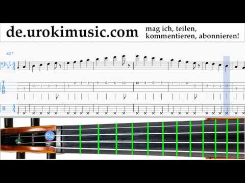 Cellounterricht Mission Impossible - Theme Noten Lernen Teil#1 um-i995