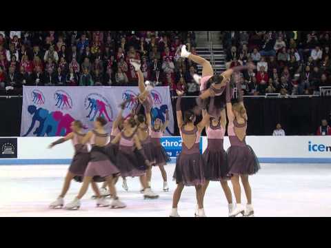 2013 ISU World Synchronized Skating Championships Free Skate Highlights