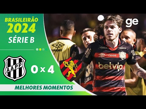 Gols e lances de Ponte Preta x Sport