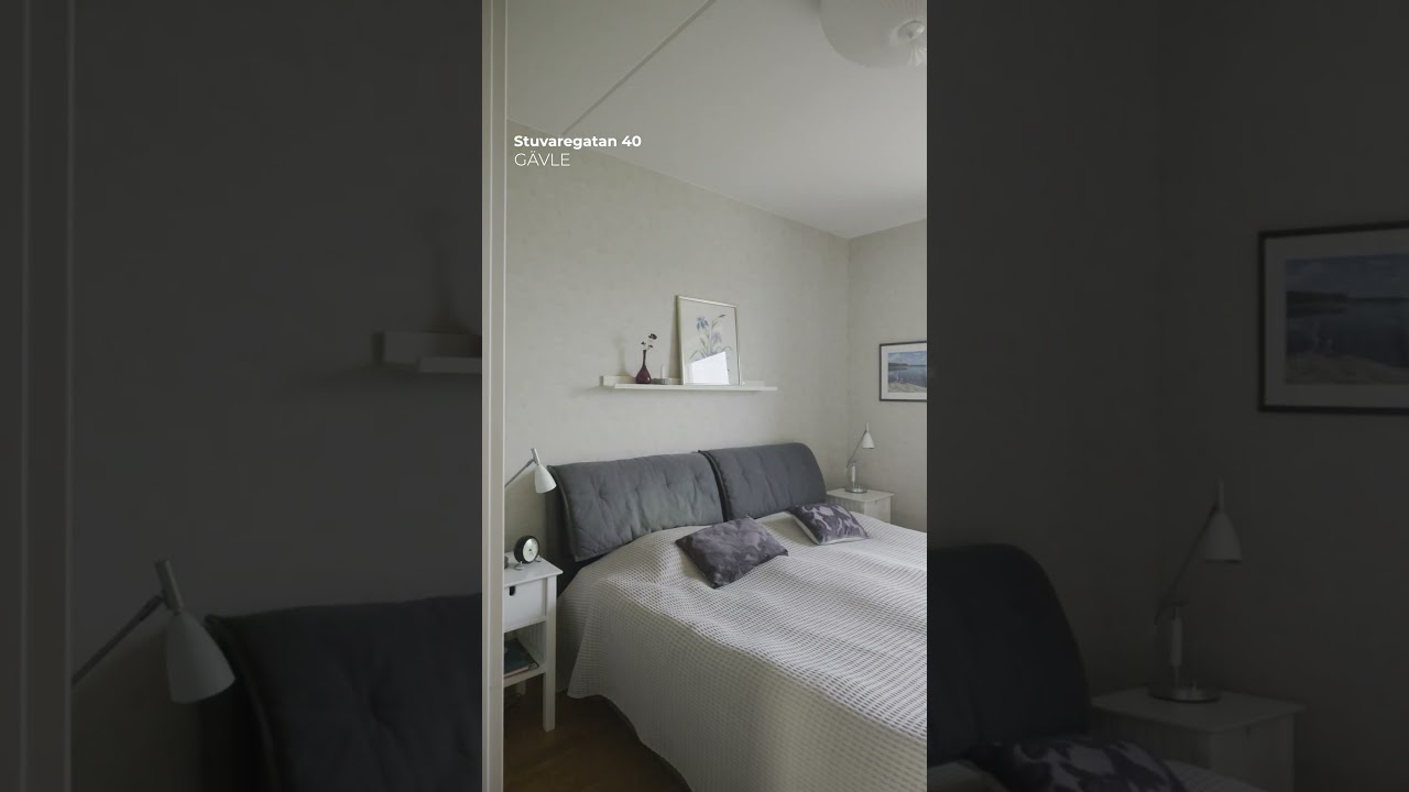 3 rum Lägenhet på Stuvaregatan 40 Gävle Strand Gävle kommun - video