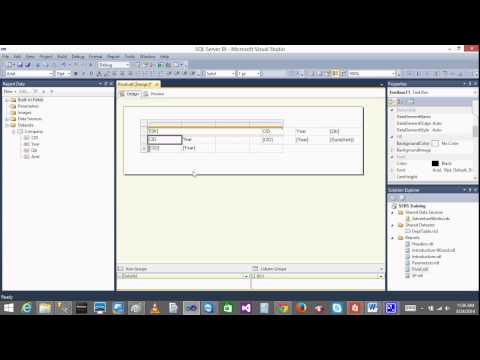 SSRS 5  Matrix By Bhaskar Reddy Baddam